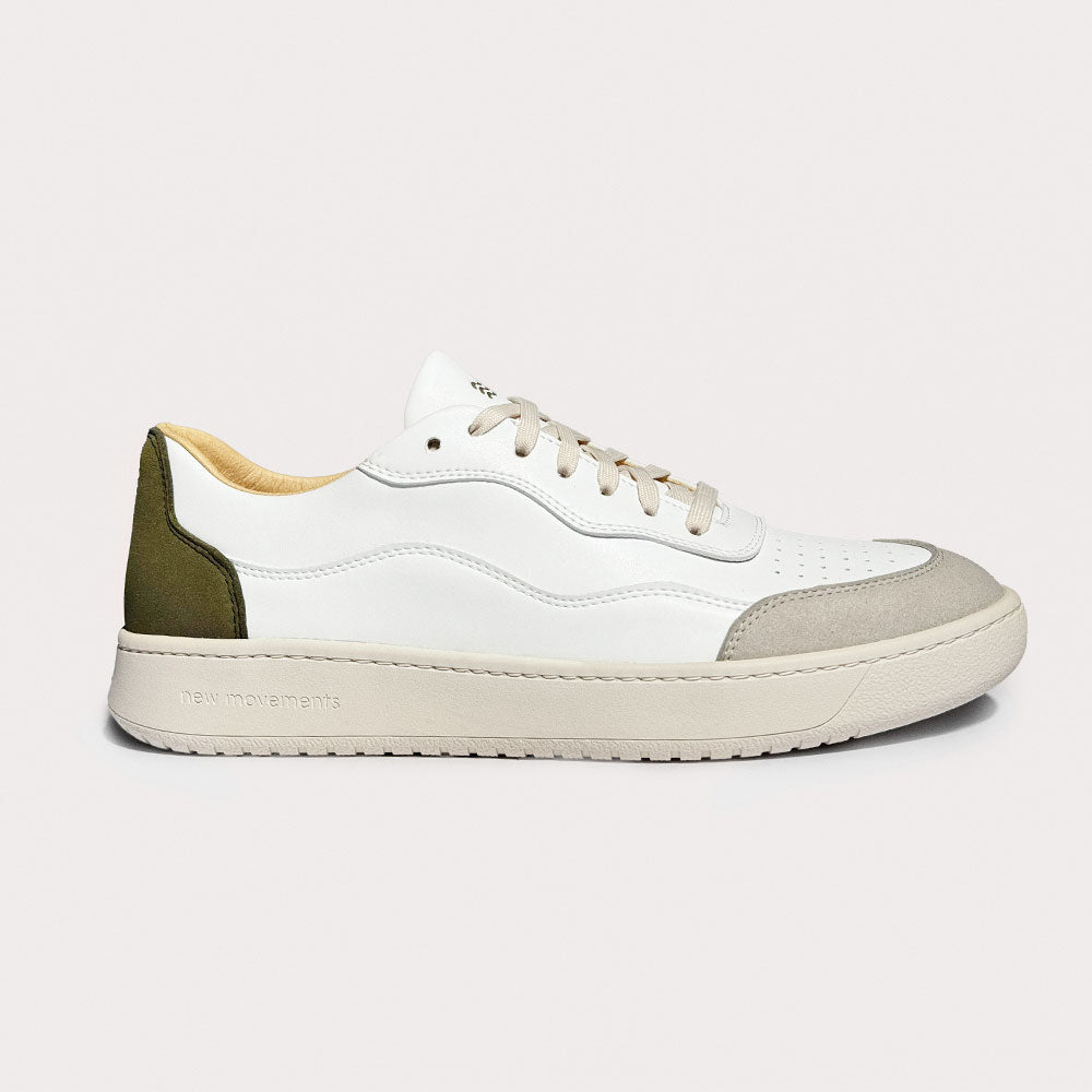 Allrounder (White & Olive)