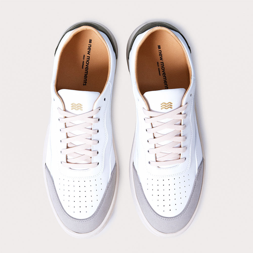 Allrounder (White & Olive)