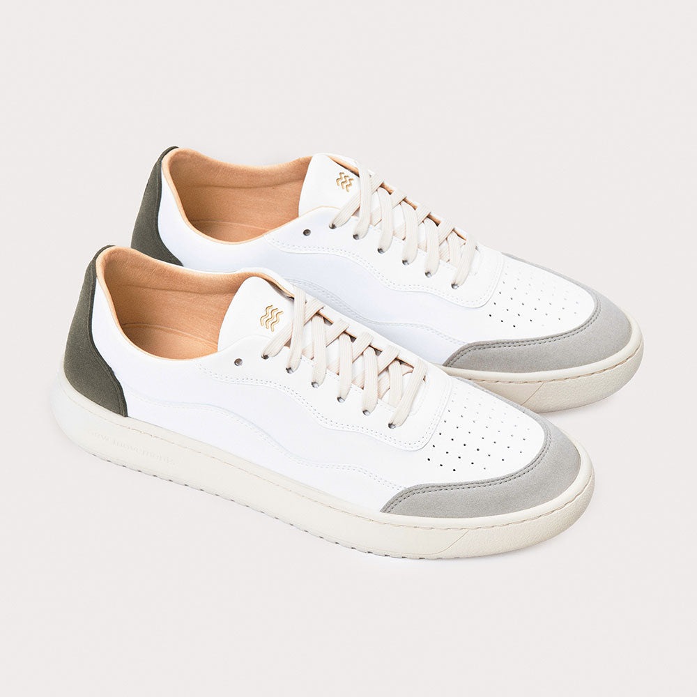Allrounder (White & Olive)
