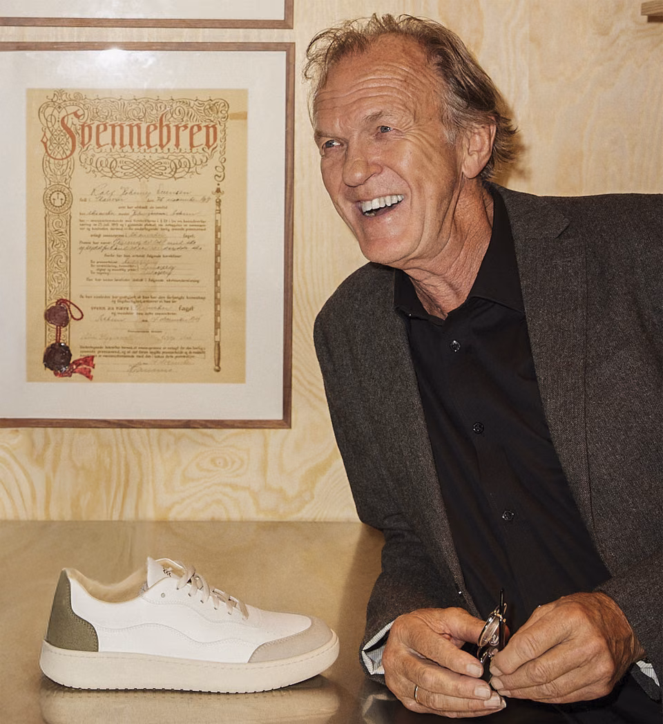 Knut Evensen, third generation shoemaker