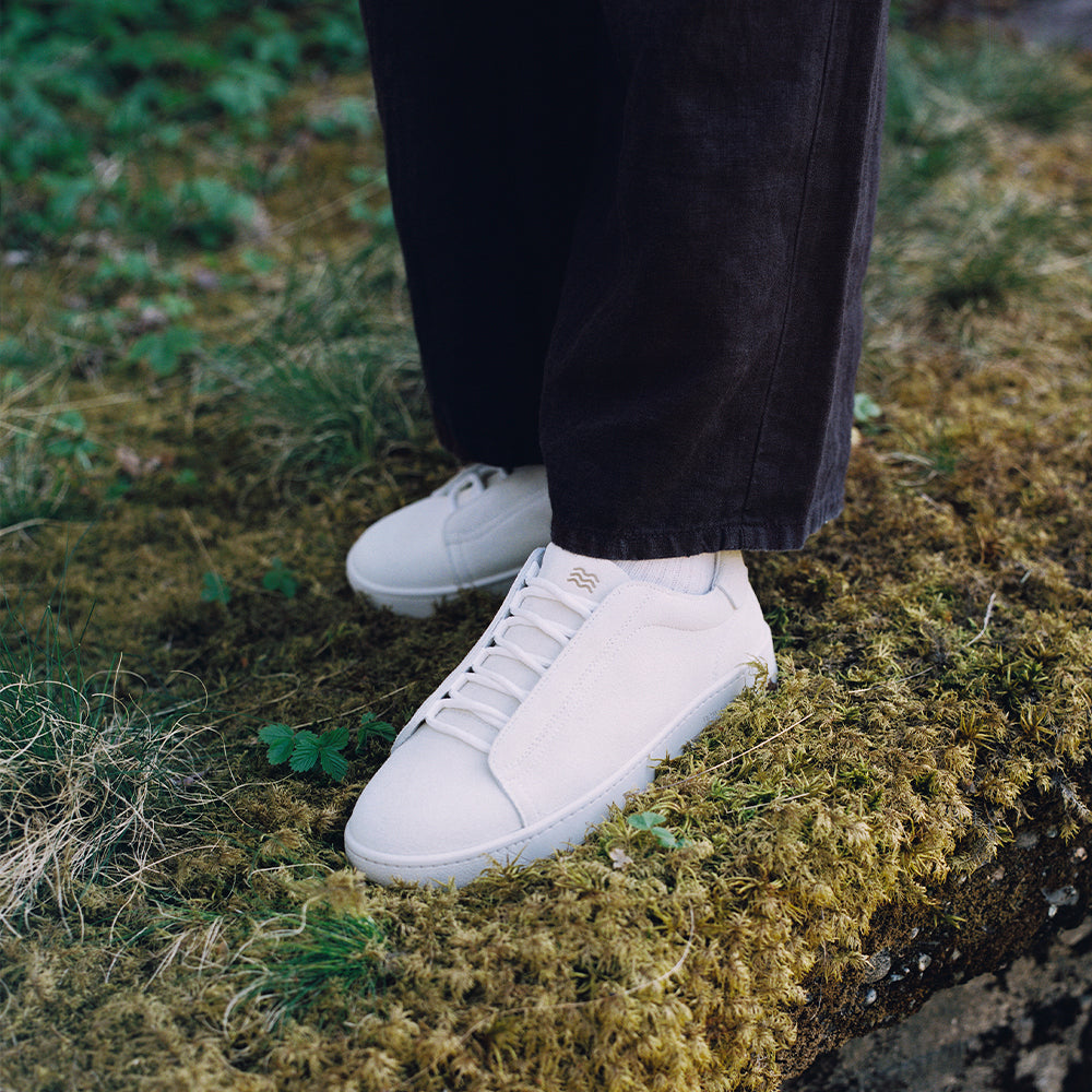 White sneakers