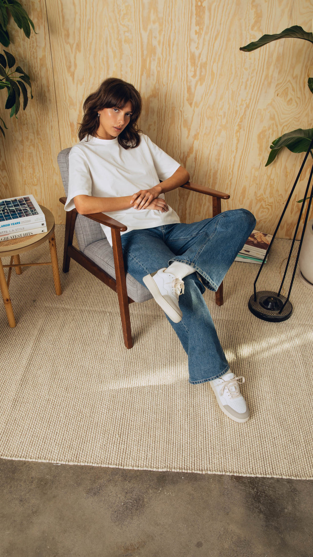 Allrounder (White & Olive)