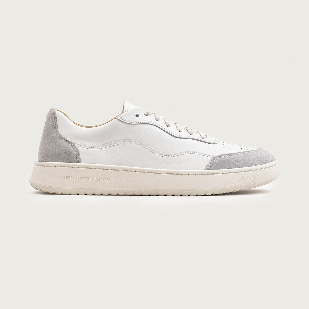 Allrounder Leather (White & Grey)