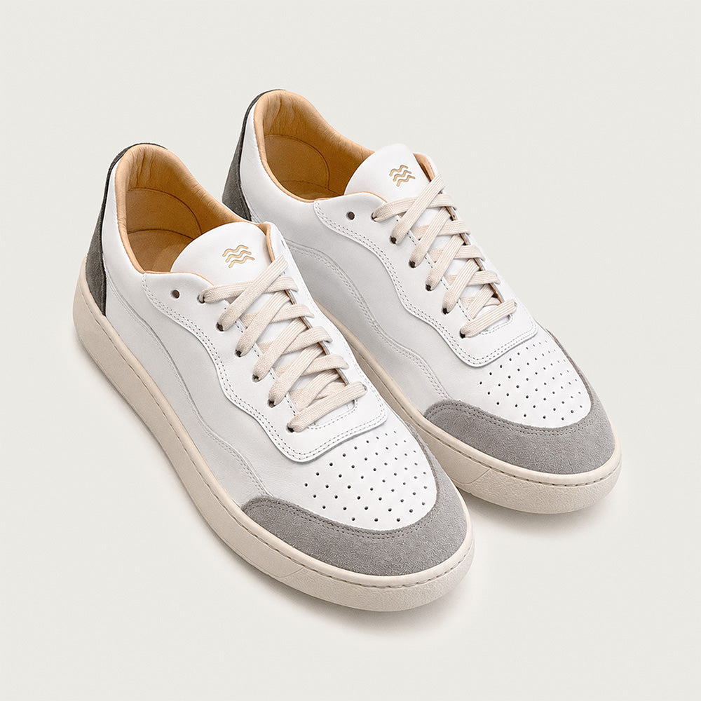 Allrounder Leather (White & Olive)