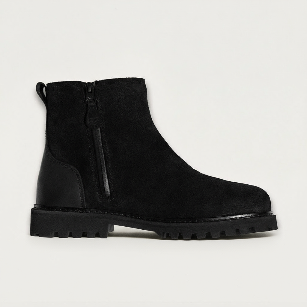 Black Zipper Boot - Flow Boot Shadow Style