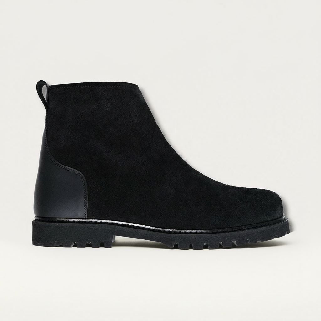 Black Zipper Boot - Matching Cloud Boot Style