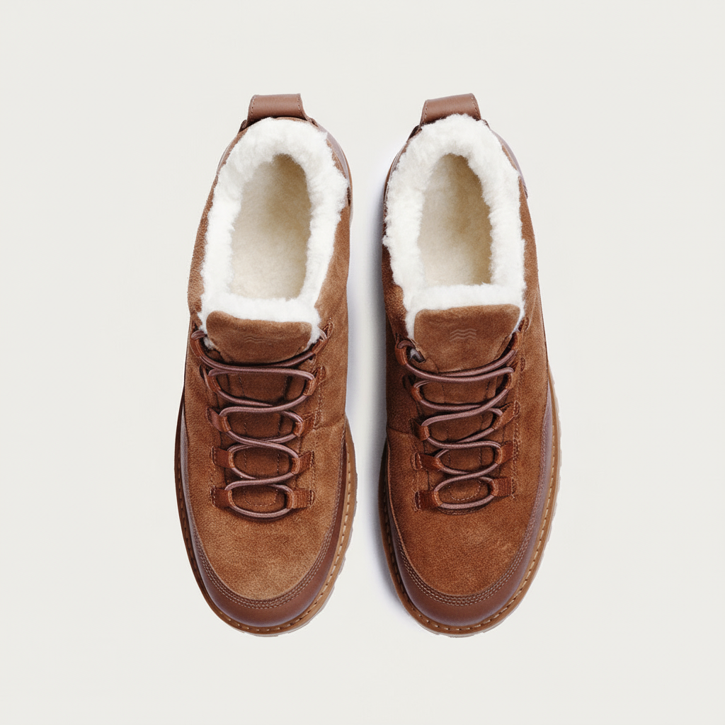 Camel boot top view - flat and matched lighting