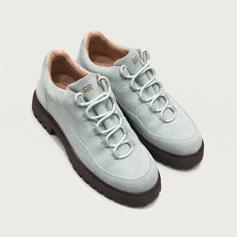 Moss Leather (Azure Blue)