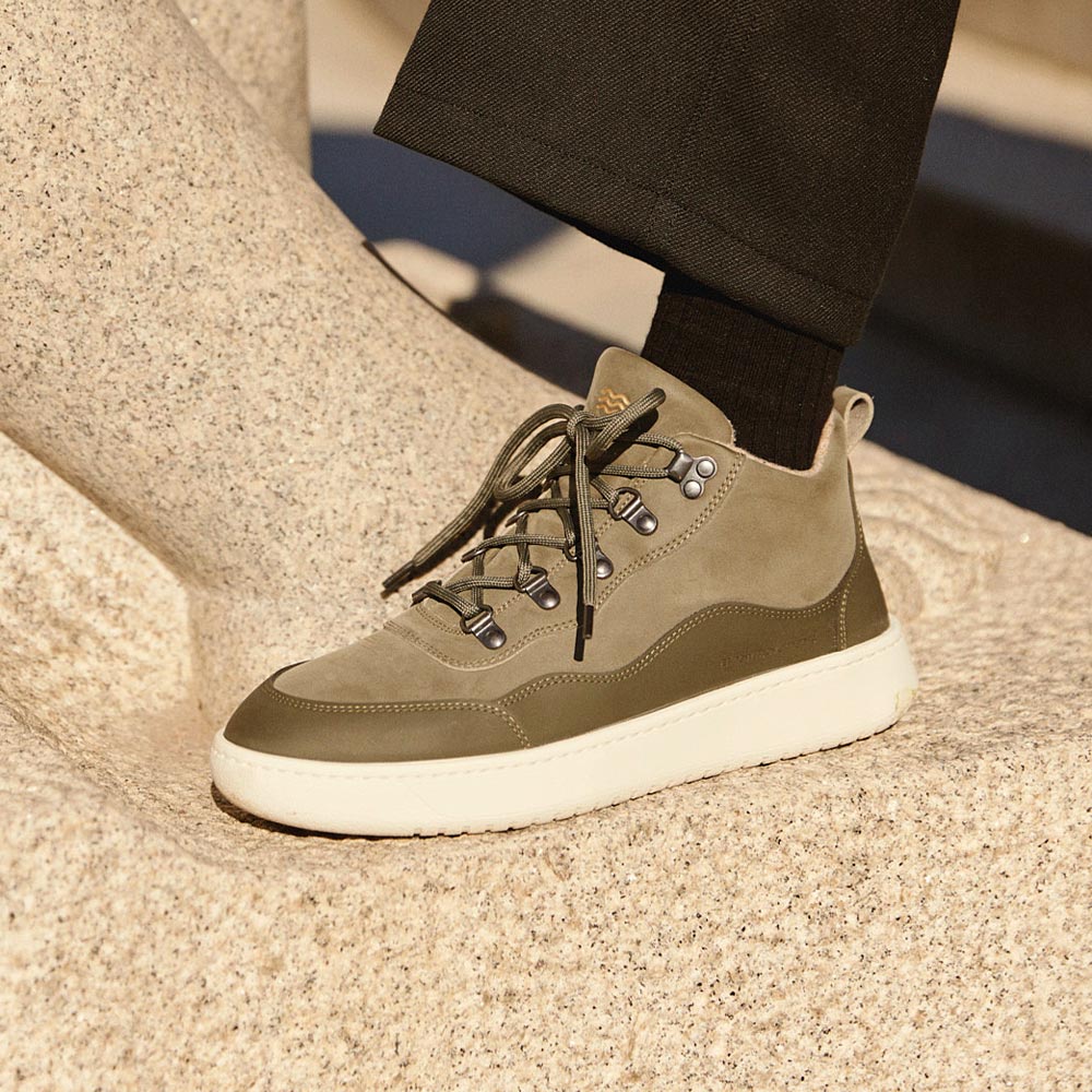 Norwegian Sneaker Technical Textile (Smooth Forest Wool)