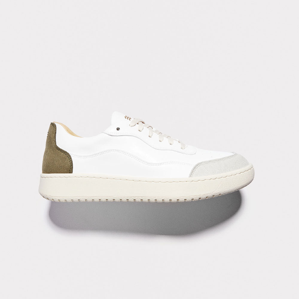 Allrounder (White & Olive)