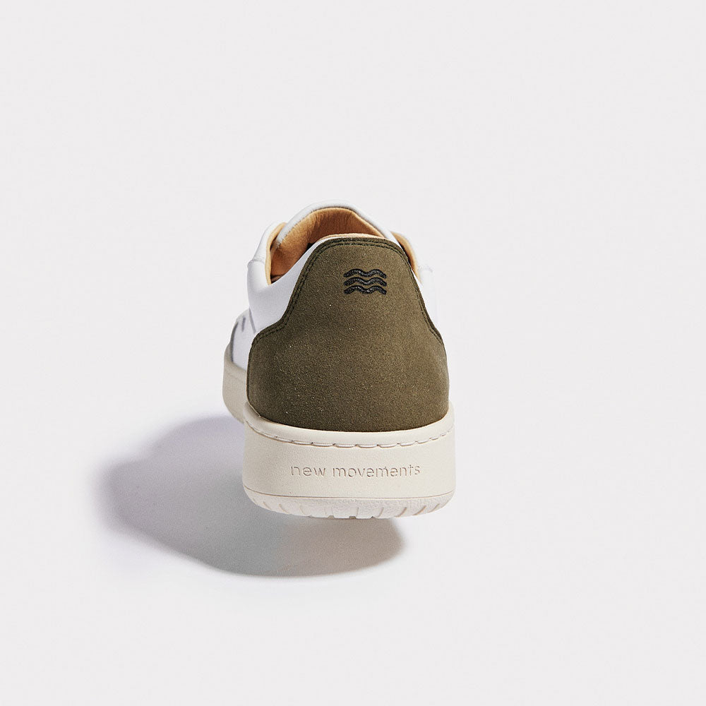 Allrounder (White & Olive)