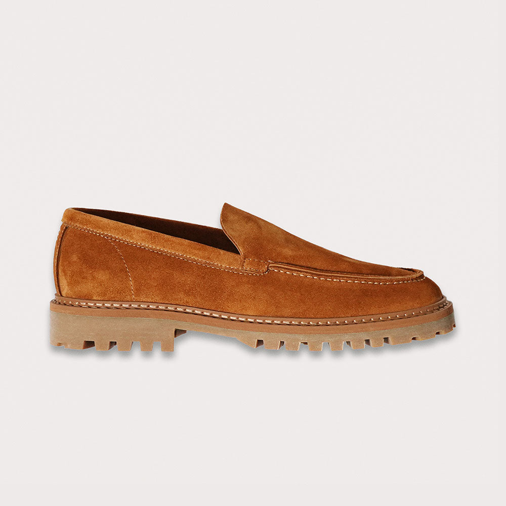 Loafer Raw Suede (Cognac Brown)
