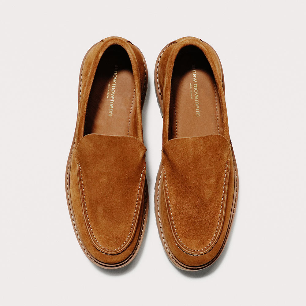 Loafer Raw Suede (Cognac Brown)