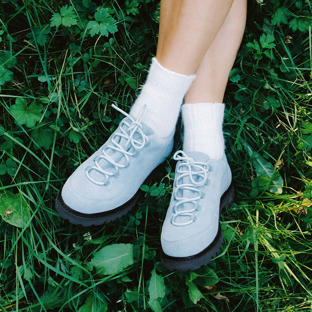 Moss Leather (Azure Blue)