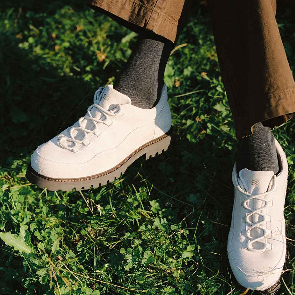 Moss Leather (Ivory White)