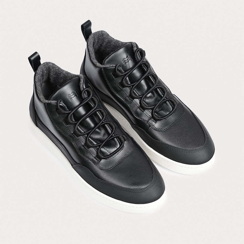 Norwegian Sneaker (Black Wool)