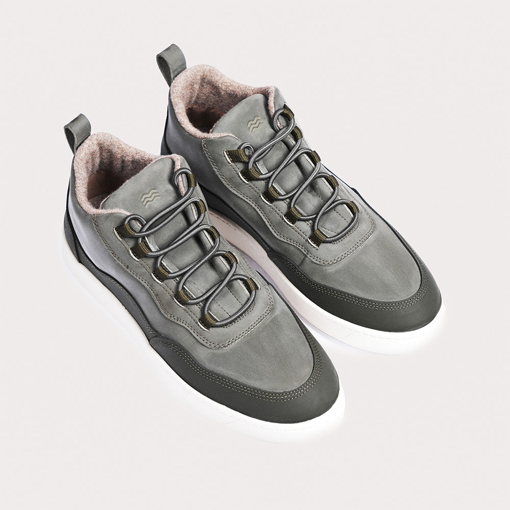 Norwegian Sneaker Technical Textile (Smooth Forest Wool)